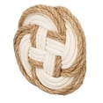thumbnail image 4 of 2 Pcs Heat Resistant Coasters Round Braided Absorbent Drink Coasters for Home Office, 4 of 5