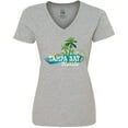 thumbnail image 3 of Inktastic Tampa Bay Florida Beach Trip Women's V-Neck T-Shirt, 3 of 5