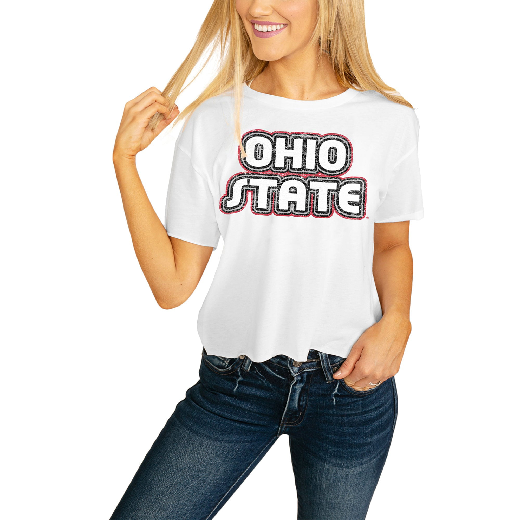 Ohio Retro Vintage State Travel Short Sleeve T-Shirt