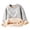 /c43GY1255, variant on CUZIBR Baby Girls Crewneck Sweatshirt Sherpa Lined Cartoon Love Heart Graphic Pullover Long Sleeve Comfort Streetwear,Beige,4-5 Years