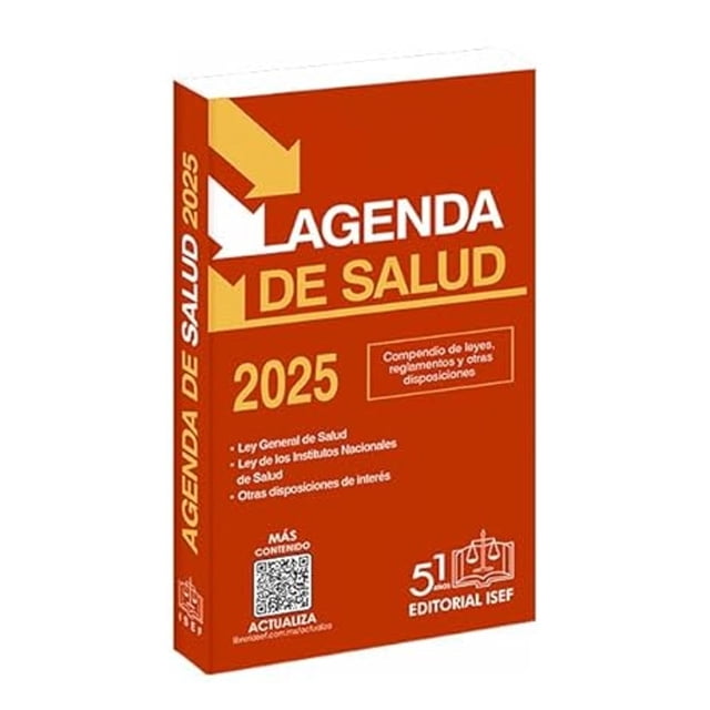 Libro Agenda De Salud 2025 Tapa Blanda, Autor Ediciones Fiscales Isef, Editorial Ediciones Fiscales Isef