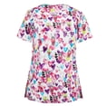 thumbnail image 2 of Chemises & Blouses Ma Commande! Aqestyerly Blouse d'Uniforme de Travail à Manches Courtes Col en V pour Femmes, 2 of 3