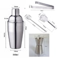 thumbnail image 5 of VONTER Stainless Steel Bartender Kit,Cocktail Shaker Bar Set with Martini Kit,Double Measuring Jigger,Mixing Spoon,Liquor Pourers,Muddler,Strainer&Ice Tongs Professional Bartender Drink Making Tools, 5 of 7