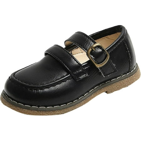 

QWZNDZGR Baby Girls Mary Jane Flats Dress Shoes Pattern School Uniform Mary Jane Girls Soft Newborn Infant Crib First Walker
