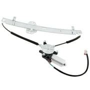 BOXI 748-512 Rear Left Driver Side Power Window Regulator with Motor Fit for Honda Pilot 2003 2004 2005 2006 2007 2008 / 72750S9VA01 72750S9VA03
