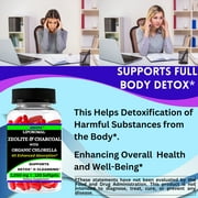 Nikoni Liposomal Clinoptilolite Zeolite, Charcoal and Organic Chlorella Supports Detox 240 Vegan Softgels