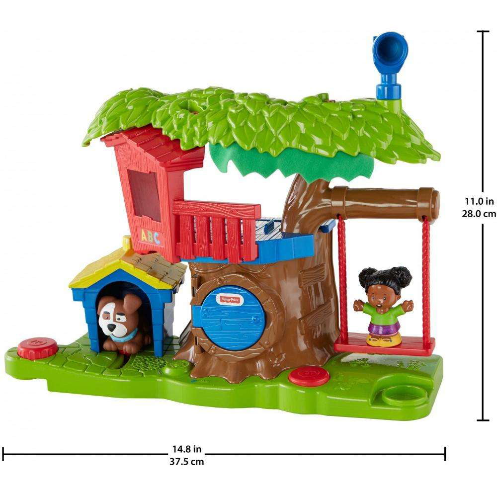 Fisher-Price Little People Brown Dog Puppy from Swing & Share Treehouse Playset 