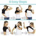 thumbnail image 5 of Cross-age Shoulder Stability Brace - Injury Recovery Compression Support Sleeve - For Rotator Cuff Injuries, Arthritis, Sprain, Dislocation, Joint Pai, 5 of 5