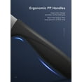 thumbnail image 6 of 15 Pieces Knife Set with Block, BO Oxidation Stainless Steel Knife Set, Super Sharp Knife Block Set, Non-slip Handle, 6 of 7
