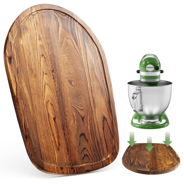 Deslizador para batidora GuanQiao de bambú para KitchenAid de 4,5 a 5 qt