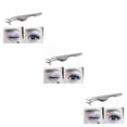 thumbnail image 2 of relayinert Stainless False Eyelash Extension Tweezer Mulfuction Auxiliary Clip Nipper 1pcs 3Set, 2 of 5
