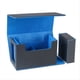 thumbnail image 3 of Caja de Baraja de Cartas con Ventana de Visualización, Caja de Baraja de Cartas con Bandeja para Dados Caja de Almacenamiento de Tarjetas Portatarjetas Magnético de 35 Puntos Azul, 3 of 5
