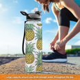 thumbnail image 6 of Pineapple 32oz Water Bottles with Straw Tritan Leakproof Sports Bottle BPA Free Clear for Fitness Gym Swimming Cycling, 6 of 7