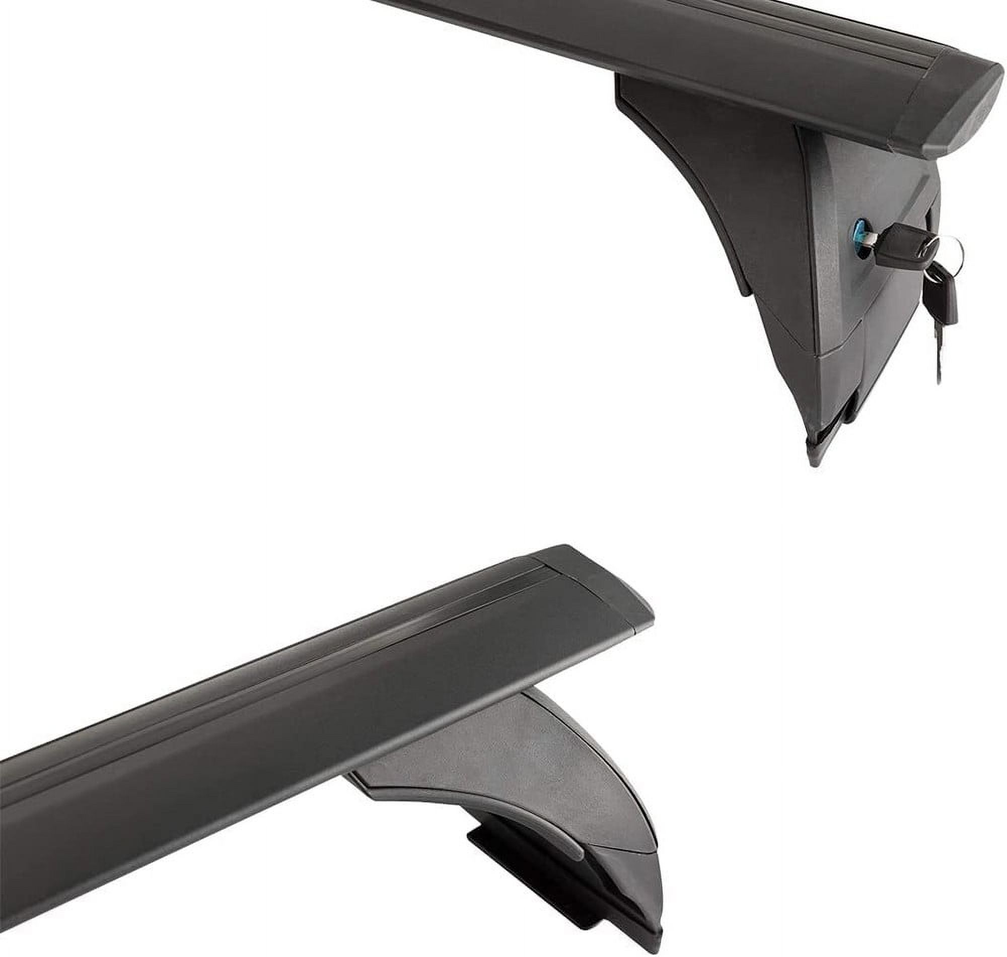 200 lbs Roof Rack Cross Bars fit for 2007-2024 Jeep Wrangler JK JL Gladiator JT