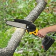 thumbnail image 4 of TBVECHI 6" Mini Chainsaw Cordless Portable Handheld Electric Chain Saw Pruning Saw for Trees Branches Trimming Wood Cutting, 4 of 18