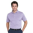 thumbnail image 1 of Monterey Club Men's Jacquard Texture Solid Golf Polo Shirt #1067, 1 of 2