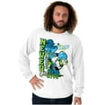 thumbnail image 3 of Popeye Never Quits Asian Inspired Men Big & Tall Long Sleeve Tee Brisco Brands 2X, 3 of 5