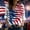 001 Multicolor, variant on Women's American Flag Print Button Down Shirt Long Sleeve Patriotic Blouse for Independence Day