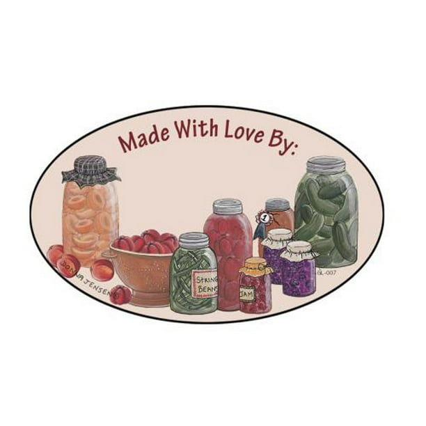 Labels for jams and preserves