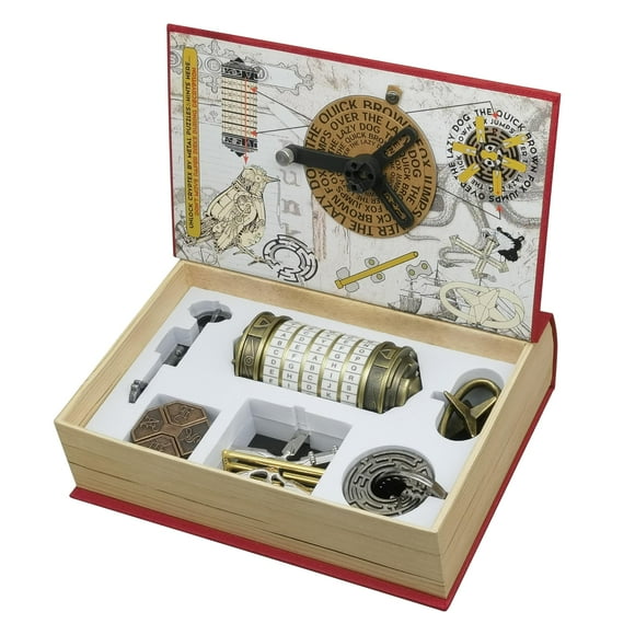 Juego de rompecabezas Nordistrict Cryptex 6 piezas Brain Teasers