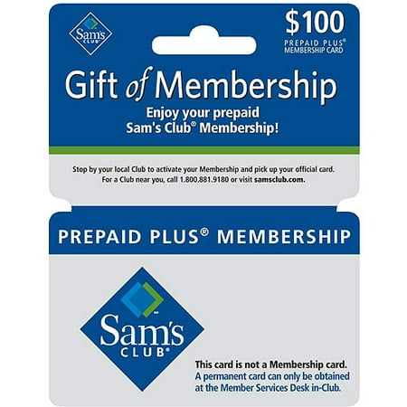 Sam's Club $100 Membership Gift Card - Walmart.com