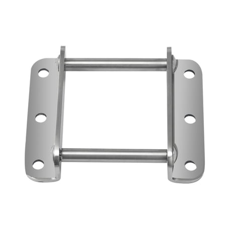 Lazsy Vessel Side Mount Rod Holder Metal Frame Boat Rod Holder Silver Finish Mounting Bracket Silver