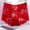 Red, variant on High Waist Women's Panties Comfortable Lace Seamless Briefs Plus Size Underwear for Everyday Wear Stylish and Breathable Design