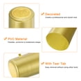 thumbnail image 3 of Uxcell 100 Pack Heat Shrink Wrap Sleeves with Tear Tab Wine Shrink Cap, Gold/Gold, 3 of 5