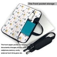 thumbnail image 2 of Lsque Hot Air Balloon Pattern Laptop Bag – Portable & Slim Single-Shoulder Computer Case with Adjustable Strap, Protective, Lightweight for 13”/14”/15.6” Laptops, 2 of 8