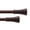 Brown, variant on Deco Window 48 to 84 inches 2 Pack Curtain Rod for Windows with Square Finial (5/8" Diameter, Black)