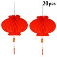 thumbnail image 1 of 20PCS Spring Festival Lanterns Foldable Paper Lanterns Chinese Festive Lanterns, 1 of 9
