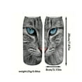 thumbnail image 2 of Ohmyroo 3D Cat Eye Printed Socks Fashion Pattern Comfortable Daily Wear Footwear, 2 of 2