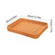 thumbnail image 3 of CaiYueKe Plastic Woven Storage Basket Tray for Kitchen Fruit Vegetables Snacks Candy Bread Organization Multi Functional Home Decor Imitation Vines Rattan Style, 3 of 7