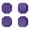 Purple, variant on Misright 4pcs Back Button Height Enhancers for Handheld Console Ergonomic