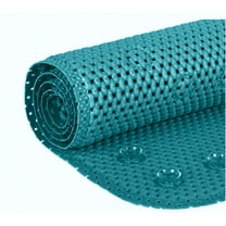Elaine Karen Bathtub Mat Non Slip, Soft Foam Mats - 36” x 17” - Sea Blue