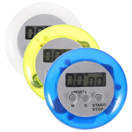 3 Pcs Digital Timer for Kids Electronic White Office