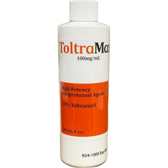 ToltraMax 10.0% for Horses, Dogs, Cats, 240mL/8.1 Ounce, for Non-Food Chain Animals, Peanut Butter