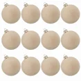 thumbnail image 3 of 12 bolas navideñas de terciopelo flocadas para árbol de Navidad, bolas de plástico, adornos colgantes para Navidad, 3 of 5