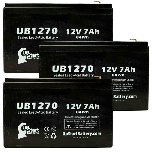 3x Pack - Compatible APC BACK-UPS CS 500 BK500 Battery - Replacement ...