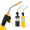 Pitch-black, variant on Black 3-Nozzle Propane Mapp Turbo Gas Welding Kit with Trigger Igniter