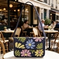 thumbnail image 5 of Beaded Flower Shoulder Bag Handmade Underarm Bag Vintage Style Women Fashion Handbag For Party Dating Shopping Travel Use, Floral Beaded Design Lightweight Carry For Elegant Occasions, 5 of 5