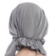 thumbnail image 5 of Turbante de algodón KAIYANG para mujer Sin tirantes con diamantes de imitación Correa de tiara 56 a 58 cm Negro Beige, 5 of 5