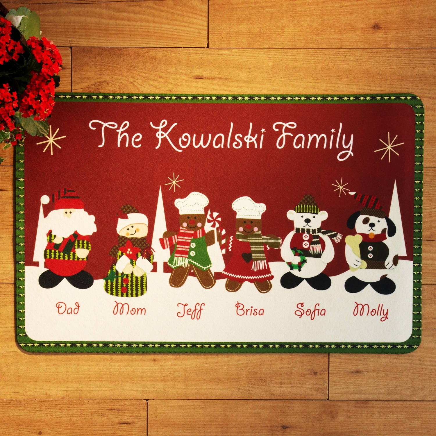 Personalized Snow Cap Character Doormat 17 X 27 Walmart Com
