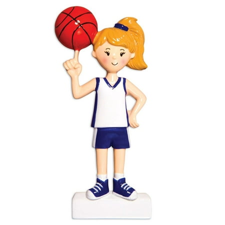 Personalized Christmas Ball Ornaments Uk Sports Girl BASKETBALL Player Personalized Christmas Ornament DO-IT-YOURSELF ()