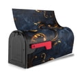 thumbnail image 3 of Naloa Elegant Gold Scrollwork Mailbox Covers Magnetic Post Box Cover Post Letter Box Cover Garden Decor-25.5x21 in, 3 of 8