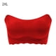 thumbnail image 1 of Sujetador sin tirantes recogido Sujetador antideslizante de talla grande Ropa interior superior de tubo fino para vestido de novia, Rojo, XXL Scienceny AP001172-04B, 1 of 7
