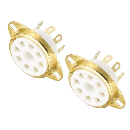 

Uxcell 8pin Tube Socket Ceramics Vacuum Tube Protect Tube Pin Socket for KT88 Tube 2 pack