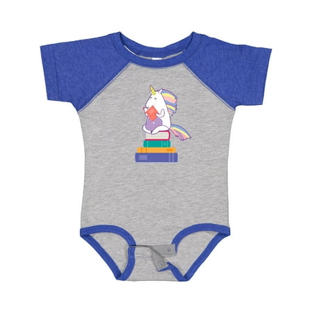 

Inktastic Book Lovers Gifts Unicorn Librarian Gift Baby Girl Bodysuit