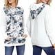 thumbnail image 3 of Sudadera Con Capucha Floral Manga Larga Moda Casual Confortable Suave Relajante Mujer L Macarena  Sudadera con capucha floral para mujer, 3 of 8