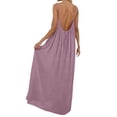 thumbnail image 5 of Misright Women's Backless Flowy Beach Maxi Dress, 5 of 10